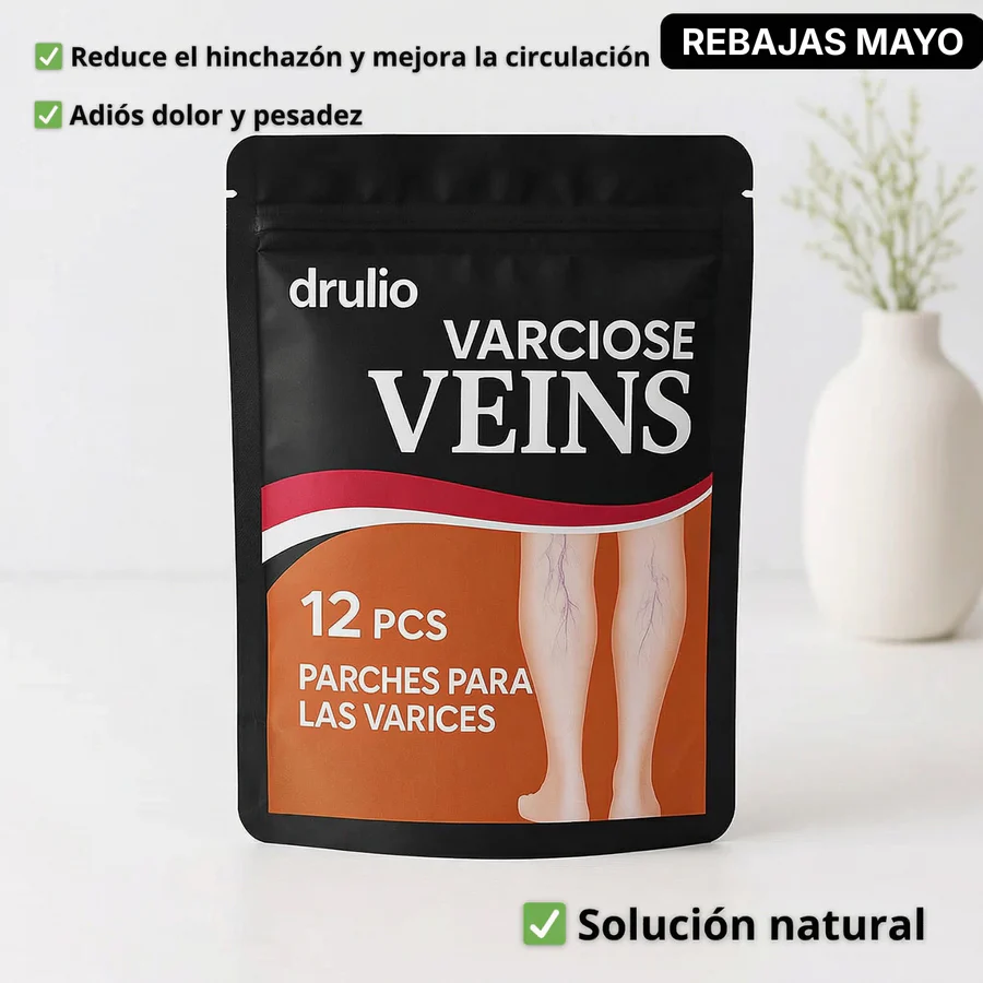 Parches Naturales para Varices y para las Piernas Cansadas - VeinPatch™